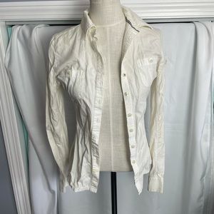 White button up shirt Size Xs